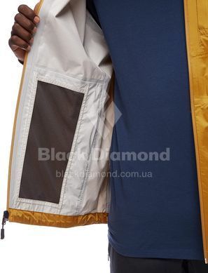 Мембранна чоловіча куртка для трекінгу Black Diamond M Treeline Rain Shell, р.M - Amber (BD 7450082007MED1)