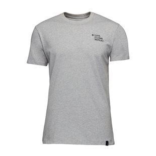 Футболка мужская Black Diamond M Ice Climber Tee, Nickel Heather, L (BD 7302421014LRG1)