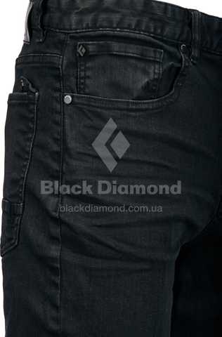 Black Diamond Men's Forged Denim Pants - Black - 38x32