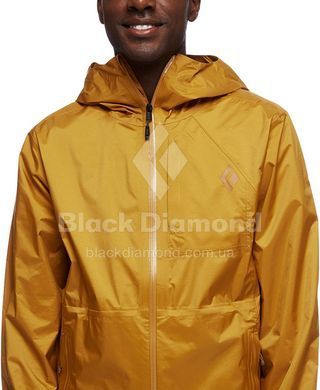 Мембранна чоловіча куртка для трекінгу Black Diamond M Treeline Rain Shell, р.M - Amber (BD 7450082007MED1)