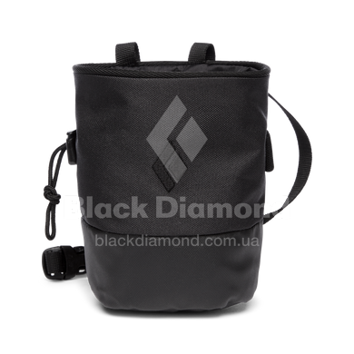 Мешочек для магнезии Black Diamond Mojo Zip, S/M - Black (BD 6301550002S_M1)