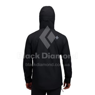 Куртка чоловіча мембранна Black Diamond M Strataline Stretch Shell, Black, L (BD 7450620002LRG1)