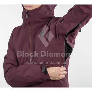 Гірськолижна жіноча тепла мембранна куртка Black Diamond Zone Shell, M - Merlot (BD A04I.603-M)