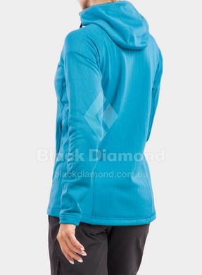 Женская флисовая кофта с рукавом реглан Black Diamond Factor Hoody, XS - Fjord Blue (BD 744080.4032-XS)