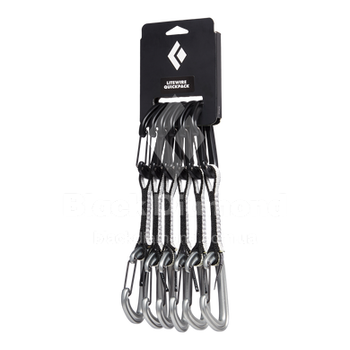 Набір карабінів Black Diamond LiteWire Quickpack, 12 см, No color (BD 3811310000ALL1)
