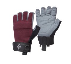 Рукавички жіночі Black Diamond Crag Half-Finger Gloves, Bordeaux, L (BD 801868.6018-L)