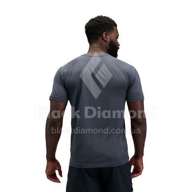 Футболка чоловіча Black Diamond M Distance SS Tee, Charcoal, L (BD 7520060038LRG1)