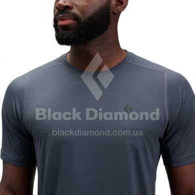 Футболка чоловіча Black Diamond M Distance SS Tee, Charcoal, L (BD 7520060038LRG1)