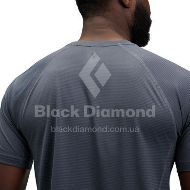 Футболка чоловіча Black Diamond M Distance SS Tee, Charcoal, L (BD 7520060038LRG1)