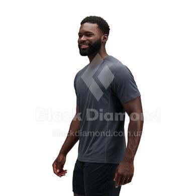 Футболка чоловіча Black Diamond M Distance SS Tee, Charcoal, L (BD 7520060038LRG1)