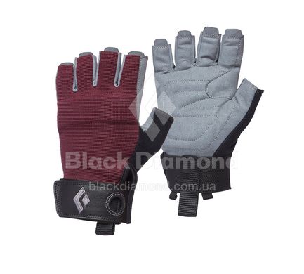 Перчатки женские Black Diamond Crag Half-Finger Gloves, Bordeaux, L (BD 801868.6018-L)