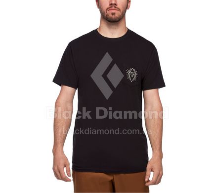 Футболка чоловіча Black Diamond Race Pocket Tee, Black, S (BD 730036.0002-S)