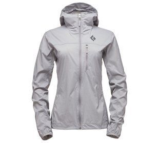Треккинговая женская куртка Soft Shell. Black Diamond Alpine Start Hoody, L - Nickel (BD U24Q.105-L)