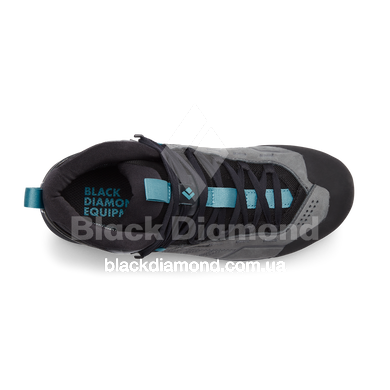 Полуботинки женские Black Diamond W Mission LTHR MD WP, Steel Grey/Costal Blue, 6 (BD 58002793750601)