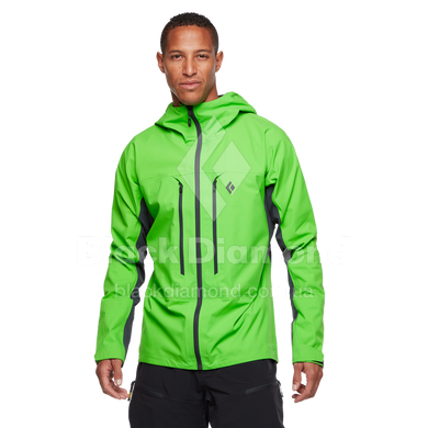 Мужская куртка Soft Shell Black Diamond Dawn Patrol Hybrid Shell, M - Vibrant Green (BD 7450043048MED1)
