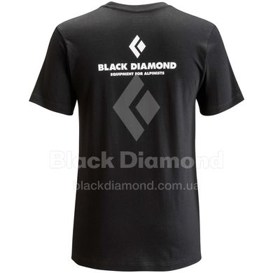 Футболка чоловіча Black Diamond M SS Equipment For Alpinist Tee, Black, L (BD YL4X.015-L)