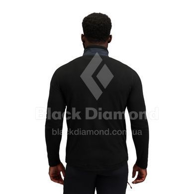 Кофта флисовая мужская Black Diamond M Rift HZ Fleece Jacket, Black/Black, L (BD 7441149008LRG1)