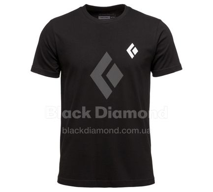 Футболка чоловіча Black Diamond M SS Equipment For Alpinist Tee, Black, L (BD YL4X.015-L)