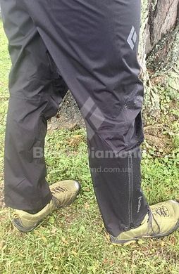 Штаны мужские Black Diamond Stormline Stretch Rain Pants, XL - Black (BD JLA2.015-XL)