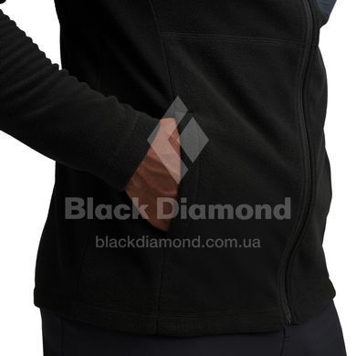 Кофта флісова чоловіча Black Diamond M RiftFZ Fleece Jacket, Black/Black, L (BD 7441179008LRG1)