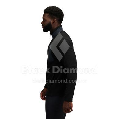 Кофта флісова чоловіча Black Diamond M RiftFZ Fleece Jacket, Black/Black, L (BD 7441179008LRG1)