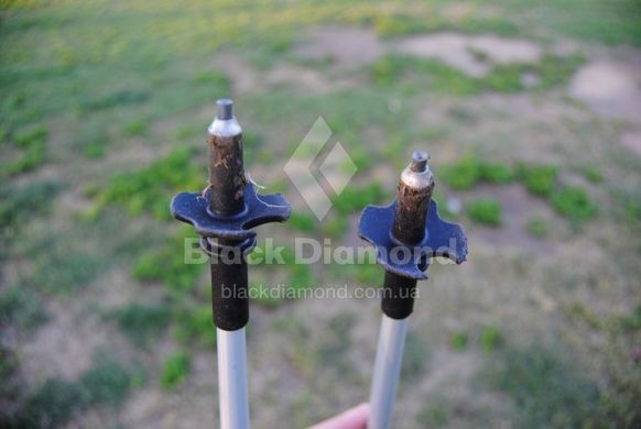 Треккинговые палки Black Diamond Distance FLZ, 120-140 см, Black (BD 112206-140)