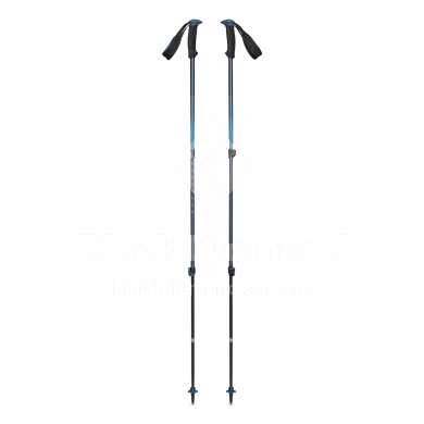 Треккинговые телескопические палки Black Diamond Trail Back, 62-140 см, Azurite (BD 1125484022ALL1)