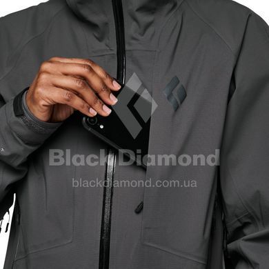 Мембранна жіноча куртка Black Diamond W Highline Stretch Shell, Anthracite, L (BD 7410540001LRG1)