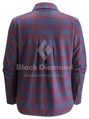 Сорочка жіноча Black Diamond W LS Spotter Shirt, Merlot/Captain Gingham, XS (BD O54T.970-XS)