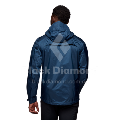 Куртка чоловіча мембранна Black Diamond M Treeline Rain Shell Indigo, XL (BD 7450084013XLG1)