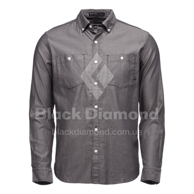 Рубашка мужская Black Diamond M LS Solution Shirt, S - Black/Ash (BD 7530019006SML1)