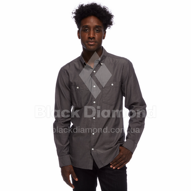 Рубашка мужская Black Diamond M LS Solution Shirt, S - Black/Ash (BD 7530019006SML1)