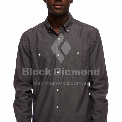 Сорочка чоловіча Black Diamond M LS Solution Shirt, S - Black / Ash (BD 7530019006SML1)