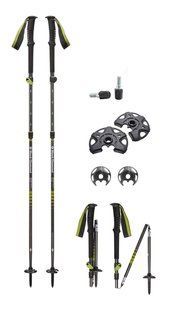 Трекінгові палки Black Diamond Distance Plus FLZ, 105-125 см, Black (BD 112211-125)