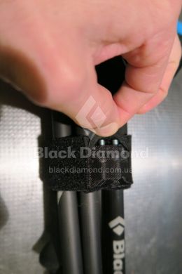 Треккинговые палки Black Diamond Distance Plus FLZ, 105-125 см, Black (BD 112211-125)