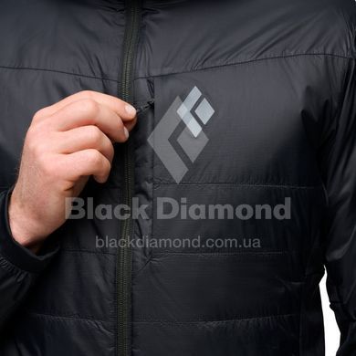 Трекинговая куртка мужская Black Diamond M Solution 1.0 Hoody, Black, L (BD 7460330002LRG1)