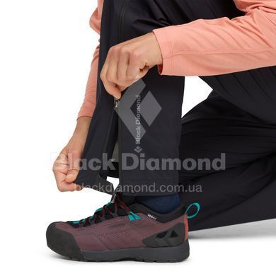 Штаны женские Black Diamond W Fineline Stretch FZ Pants, L, Black (BD 7420140002LRG1)