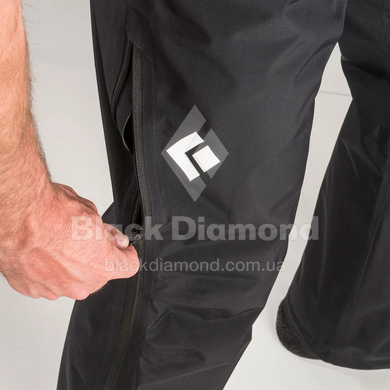Штани чоловічі Black Diamond Liquid Point Pants, XL - Black (BD I9WD.015-XL)
