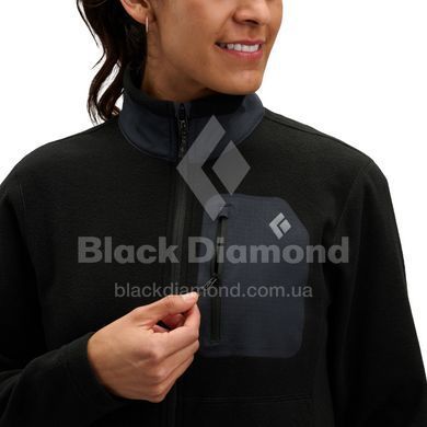 Кофта флісова жіноча Black Diamond W Rift FZ Fleece Jacket, Black/Black, M (BD 7441189008MED1)