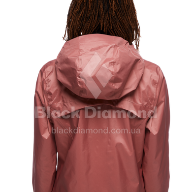 Мембранная женская куртка для трекинга Black Diamond W Treeline Rain Shell, M - Rosewood (BD 7450096027MED1)
