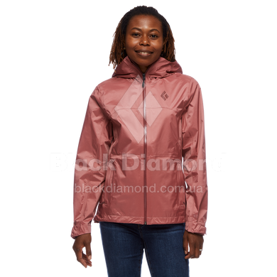 Мембранна жіноча куртка для трекінгу Black Diamond W Treeline Rain Shell, M - Rosewood (BD 7450096027MED1)