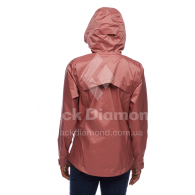 Мембранная женская куртка для трекинга Black Diamond W Treeline Rain Shell, M - Rosewood (BD 7450096027MED1)