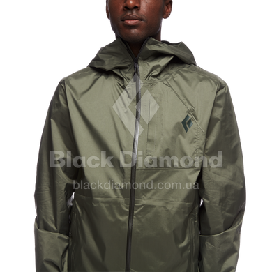 Мембранная мужская куртка для треккинга Black Diamond M Treeline Rain Shell, XXL - Tundra (BD 7450083010XXL1)