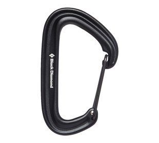 Карабін Black Diamond LiteWire, Black, р. One Size (BD 210234.0002)