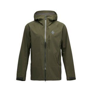 Мембранна чоловіча куртка Black Diamond M Highline Stretch Shell, Dark Moss, M (BD 7420103004MED1)