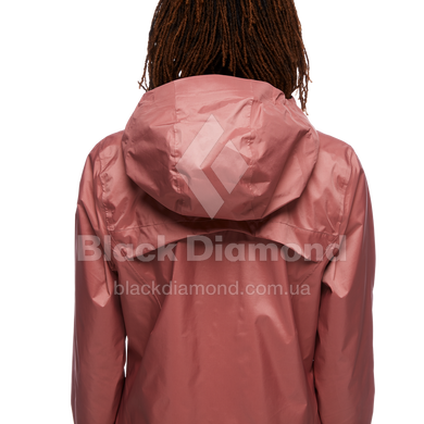 Мембранна жіноча куртка для трекінгу Black Diamond W Treeline Rain Shell, S - Rosewood (BD 7450096027SML1)