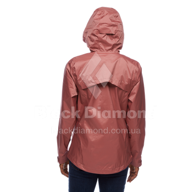 Мембранна жіноча куртка для трекінгу Black Diamond W Treeline Rain Shell, S - Rosewood (BD 7450096027SML1)