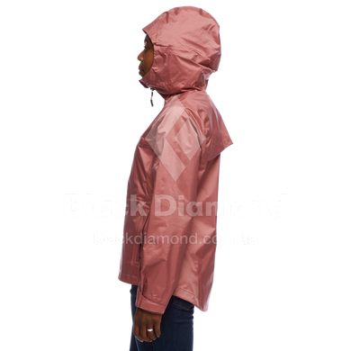 Мембранна жіноча куртка для трекінгу Black Diamond W Treeline Rain Shell, S - Rosewood (BD 7450096027SML1)