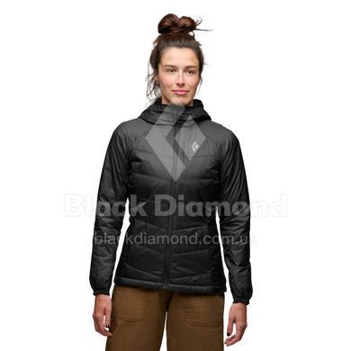 Трекинговая женская куртка Black Diamond W Solution 2.0 Hoody, Black, L (BD 7460340002LRG1)