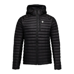 Трекінговий чоловічий легкий пуховик Black Diamond Approach Down Hoody 2023, L, Black (BD 7440030002LRG1)